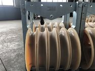 Νάυλον Sheaves 508mm τροχαλία αγωγών γραμμών Transmissoin που δένει με σπάγγο τους φραγμούς