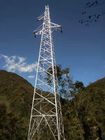 Γαλβανισμένος πύργος χάλυβα δικτυωτού πλέγματος ASTM A123 για τη γραμμή μετάδοσης
