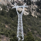 Γαλβανισμένος εργοτάξιο οικοδομής πύργος μετάδοσης χάλυβα ηλεκτρικός