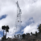 4 με πόδια γαλβανισμένος υψηλή τάση πύργος μετάδοσης δικτυωτού πλέγματος χάλυβα