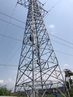 Πύργος μετάδοσης δικτυωτού πλέγματος χάλυβα Q355B Q255B 110KV γωνίας