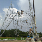 Πύργος μετάδοσης δικτυωτού πλέγματος χάλυβα Q355B Q255B 110KV γωνίας