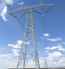Γαλβανισμένος πύργος μετάδοσης χάλυβα 11KV 33KV 132KV 220KV γωνίας
