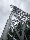 ASTM123 γαλβανισμένος πύργος δικτυωτού πλέγματος χάλυβα διανομής δύναμης 110KV