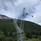 Γαλβανισμένος πύργος χάλυβα γωνίας καυτής εμβύθισης για τη γραμμή μετάδοσης 110KV