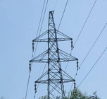 11 - 500KV ηλεκτρικός πύργος μετάδοσης δικτυωτού πλέγματος χάλυβα γωνίας