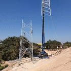 132KV πύργος χάλυβα δικτυωτού πλέγματος γραμμών HDG μετάδοσης δύναμης