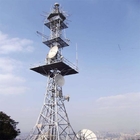 Αυτοφερόμενος πύργος περιοχών κυττάρων τηλεπικοινωνιών χάλυβα Q235 Q345 για τη μετάδοση σημάτων