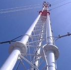 Τρία τηλεσκοπικός πύργος κεραιών σωλήνων 138kv για την υπηρεσία χρησιμότητας