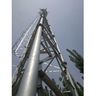 σωληνοειδής πύργος χάλυβα τηλεπικοινωνιών δικτυωτού πλέγματος 50m HDG