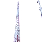 3 γωνιακός 330KV πύργος χάλυβα τηλεπικοινωνιών ποδιών με τα γαλβανισμένα υποστηρίγματα καυτής εμβύθισης