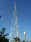 Με πόδια αυτοφερόμενος γωνιακός χάλυβας πύργων επικοινωνίας τέσσερα για τις τηλεπικοινωνίες