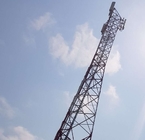 Polygonal πύργος χάλυβα τηλεπικοινωνιών γωνίας με τα εξαρτήματα υποστηριγμάτων και Hdg