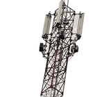 Q420 πύργος 4 χάλυβα τηλεπικοινωνιών γωνιακή καυτή εμβύθιση ποδιών που γαλβανίζονται και εξαρτήματα