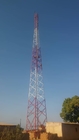 4 γωνιακός 90meters πύργος χάλυβα τηλεπικοινωνιών ποδιών που γαλβανίζεται