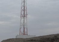 Ansi 4 με πόδια γαλβανισμένος πύργος χάλυβας κεραιών δικτυωτού πλέγματος γωνιακός με το υποστήριγμα