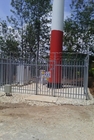 Μονοπωλιακός πύργος χάλυβα για την καυτή εμβύθιση τηλεπικοινωνιών που γαλβανίζεται