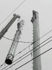 Πύργος χάλυβα τηλεπικοινωνιών χάλυβα Q235 με την καυτή εμβύθιση που γαλβανίζεται