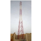 Πύργος χάλυβα τηλεπικοινωνιών RDS RDU με τα υποστηρίγματα και το φράκτη περιφραγμάτων