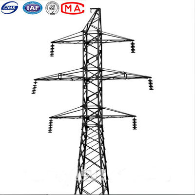 11kv υπερυψωμένοι ηλεκτρικοί πύργοι χάλυβα Q235B γραμμών μετάδοσης