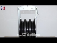 Γραμμή μετάδοσης Μπλοκ χορδών τριπλού αγωγού με επένδυση από νεοπρένιο αλουμινίου