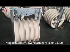 Sheaves 660mm Nylone πειραματικό σχοινί καλωδίων Condutor που δένει με σπάγγο το φραγμό τροχαλιών