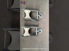 τροχαλία αγωγών καλωδίων 80mm εναέρια που δένει με σπάγγο το φραγμό κυλίνδρων για την εναέρια γραμμή