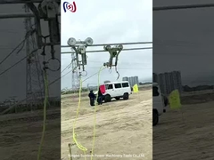 Ενίσχυρα εργαλεία ανέγερσης πύργων για σιδηροτροχιακό σχοινί γείωσης