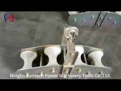 Τέσσερις τροχοί οπτικές ίνες συνδυασμένα με ράβδους μπλοκ τροχαλία Opgw εργαλεία ράβδου