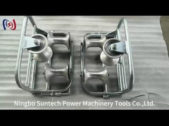 Τριπλό γωνιακό γήπεδο 140 mm κυλίνδρους έλξης καλωδίων με τροχούς αλουμινίου