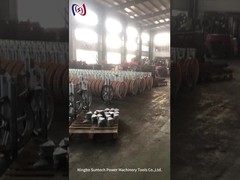 Εργαλεία κατασκευής πύργου με μονοκλίστρα, μπλοκ από χάλυβα για ανύψωση / ανύψωση