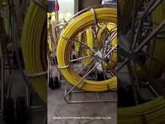 Ραβδί αγωγού καλωδίων από υαλοβάμβακα για μηχανικούς ισχύος 13mm με δυνατότητα ανίχνευσης