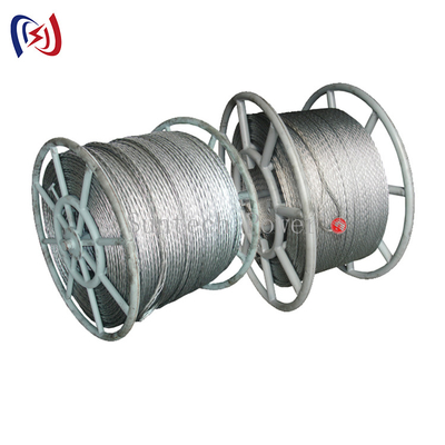 ποιότητας  Transmission Line Anti Twisting Braided Galvanised Conductor Steel Pilot Wire Rope εργοστάσιο