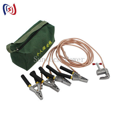 Ποιότητα  Three phase 25mm Plug Construction Earth Wire Personal Grounding Wire Safety Tools εργοστάσιο