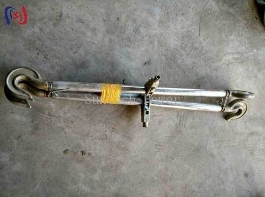 ποιότητας  Heavy Duty Dual Hook Steel Turnbuckle for Precise Tensioning with 5-100KN Rated Load on Transmission Tower Guy Wires εργοστάσιο