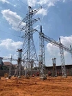 10 - 1000KV πύργοι χάλυβα δικτυωτού πλέγματος μετάδοσης ηλεκτρικής δύναμης