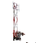 10m ηλεκτρικής ενέργειας στεγών GSM δικτυωτό πλέγμα πύργων κεραιών χάλυβα