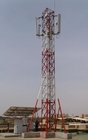 10m ηλεκτρικής ενέργειας στεγών GSM δικτυωτό πλέγμα πύργων κεραιών χάλυβα