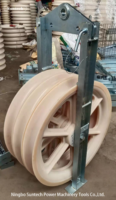 Εναέρια γραμμή μετάδοσης 916 X 110 mm Μπλοκ χορδών αγωγών πέντε τροχαλιών