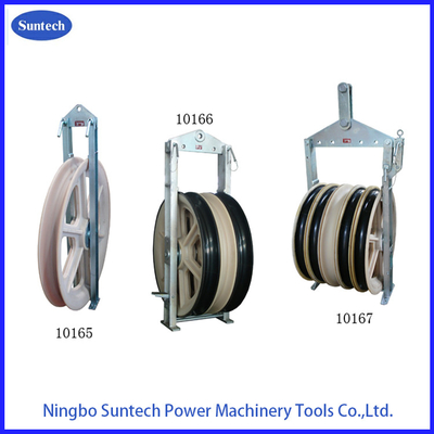1040mm MC Νάιλον τροχούς Διοδηγός Stringing Pulley μπλοκ με γαλβανισμένο ατσάλινο πλαίσιο