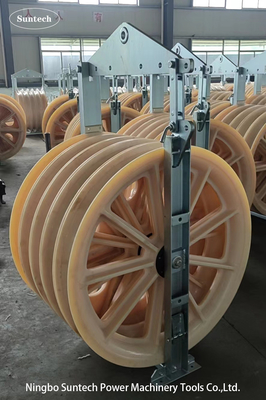 1160mm Μεγάλη διάμετρος Διοδηγός Καλώδιο Τραβήχτης Ρολεοπλέκτης Στρίνγκ Μπλοκ MC Νάιλον Μπλοκ