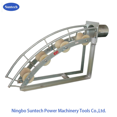 Νάυλον Sheaves 150mm τροχαλία τρεις κυλίνδρων καλωδίων SHL150C κύλινδρος οδηγών καλωδίων κυλίνδρων