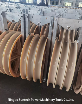 συσσωρευμένος αγωγός μεγάλων διαμέτρων 822mm που δένει με σπάγγο το φραγμό τροχαλιών