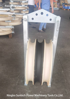 80kN OD 660mm Νάιλον Σίβλεφ Διοδηγός Στρινγκ Μπλοκ για γραμμή μετάδοσης