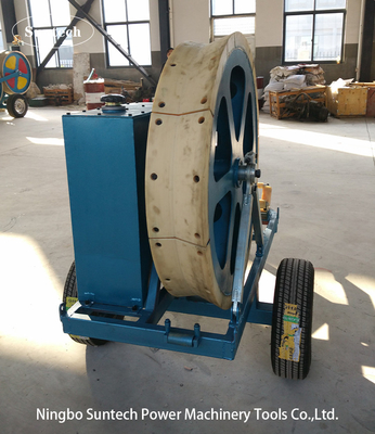 OPGW Stringing 7.5kN υδραυλικό καλώδιο ελαστικό με 1100mm ελαστικό τροχό