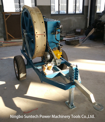 OPGW Stringing 7.5kN υδραυλικό καλώδιο ελαστικό με 1100mm ελαστικό τροχό