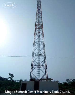 110KV ο πύργος τηλεπικοινωνιών κεραιών γαλβάνισε τη γωνιακή δομή ραντάρ χάλυβα