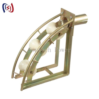Νάυλον Sheaves 150mm τροχαλία τρεις κυλίνδρων καλωδίων SHL150C κύλινδρος οδηγών καλωδίων κυλίνδρων