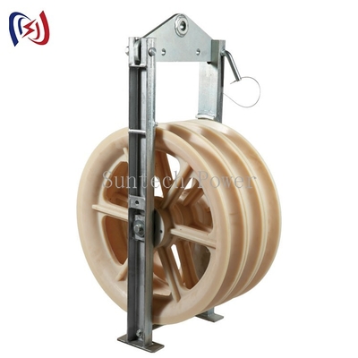Κιβώτιο ταχυτήτων Three Sheaves 660 Diameter Stringing Equipment Conductor Stringing Blocks