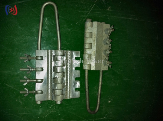 Τύπος μπουλτού Αντιστροφής Χάλυβα Σχοινί Gripper Stringing Conductor Ελάτε Μαζί Κραμπ